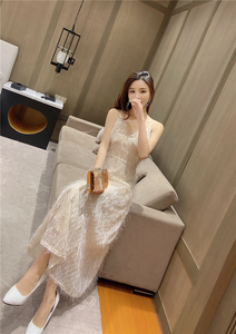 Spring and summer 2020 new beautiful suspender Dress Bridesmaid Dress Dress