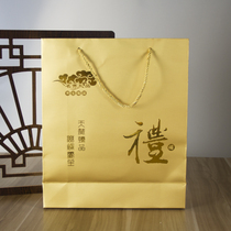 Golden precious gift bag birds nest hand carrying bag