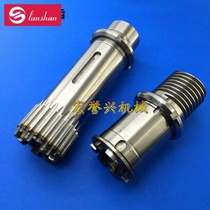 5 Cannon Tower Milling Machine Combined Tooth Stand Rigid Head Clutch Gear Inner Castellated Fleeting Spindle Belt Pulley Shaft