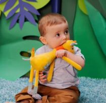 Exit France EBULOBO original dress ultra soft and giraffe music Rbell foreign trade baby toy