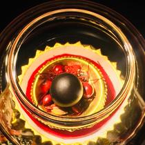 Gongga Temple Gong invited Yanzang Big Black Sky Manibao solid 8mm for relic pagoda Gaw boxed collection