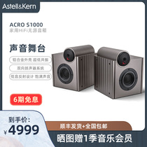 Avery and ACRO S1000 passive home HiFi speaker High fidelity audiophile grade metal audio two-way speaker Bass reflection design Low resonance high power bookshelf pair of boxes