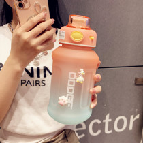 tritan Cup sports large capacity straw cup female fitness portable plastic cup 2022 new big kettle male