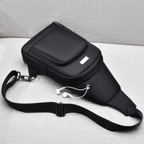 Chest bag mens Oxford cloth messenger bag fashion shoulder bag trendy brand mens bag chest bag summer cross bag casual small backpack