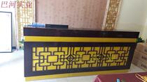 Training School Baking Lacquer Front Desk Beauty Salon Room Retro Reception Desk desk Desk Fashion Front Desk
