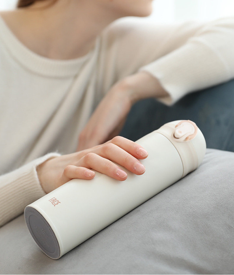 face一件弹跳保温杯送女生刻字礼物