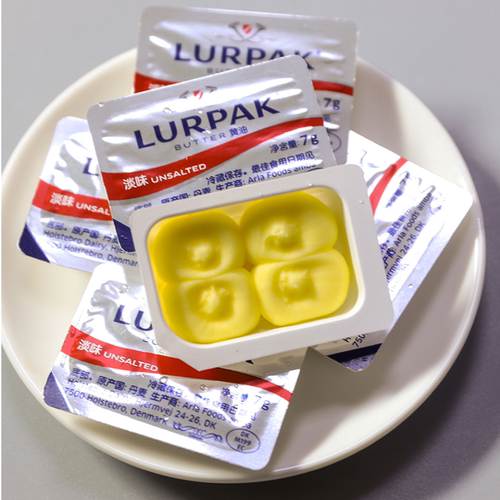 丹麦进口银宝黄油30粒烘焙动物小包装