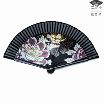 Beijing fan) charm fan Chinese style female ancient style fashion Hanfu cheongsam accessories Beijing Handmade folding fan