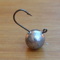 Luya super small micro-material lead hook root hook root hook Soft Bait insect yellow croaker black head stone nine Gong green slightly white strip Makou stream