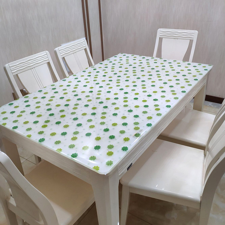 清新茶几免洗小pvc水晶板桌布防水磨砂软塑料台布胶皮桌垫玻璃垫