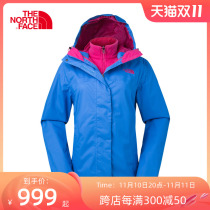 The North Face Women's TNF Outdoor Comfortable Breathable Fleece Three-in-one Jacket A3CGU