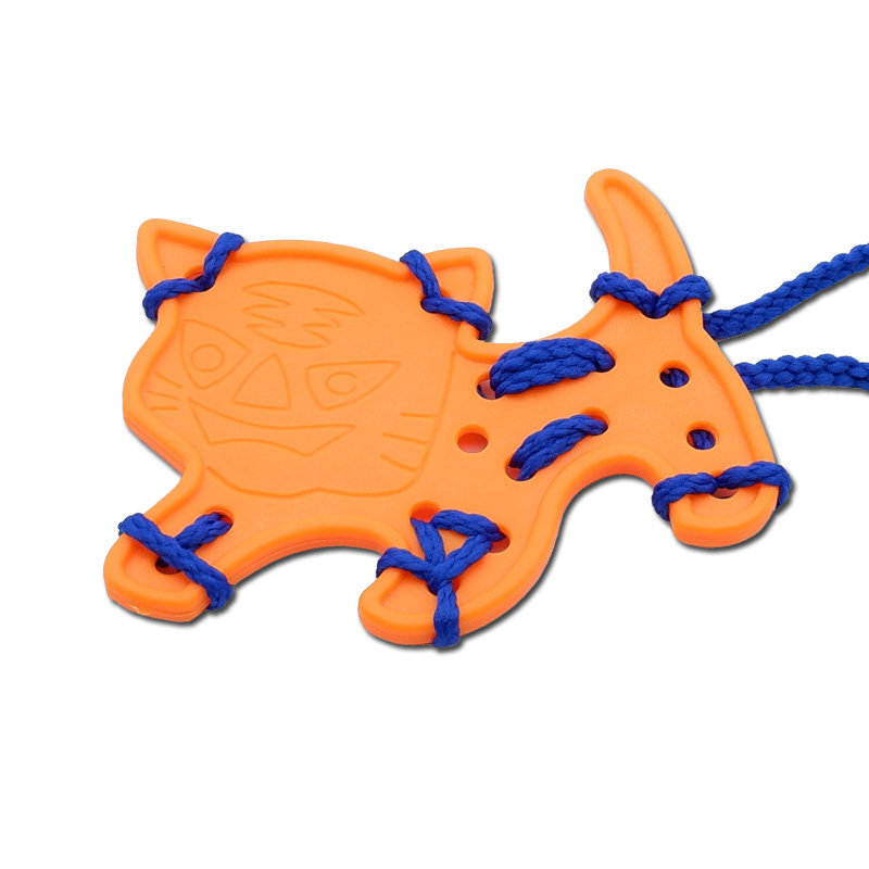 穿绳游戏洞洞穿线板 蒙氏教具1-3-6岁宝宝早教 幼儿童益智力玩具