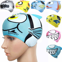 yingfa yingfa swimming childrens cap Silicone print childrens swimming cap suitable for under 8 years