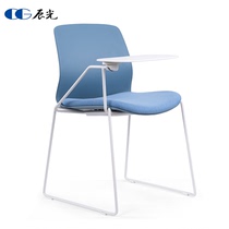 Training chair with table plate stackable negotiate seat minimalist student swivel chair computer chair with writing board meeting chair