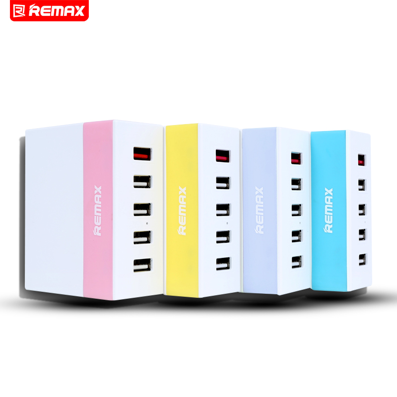 Remax 明多口5usb充电器5v6A快速通用手机多功能旅行插头中欧规产品展示图5