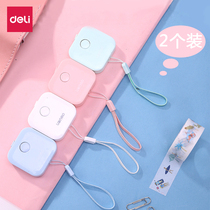 Del mini cartoon small tape measure cute measurement three circumference bust hip waist circumference meter ruler small soft ruler single