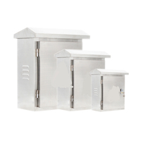 Stainless steel outdoor waterproof tank monitoring power box outdoor monitoring box outdoor waterproof and rainproof strong and weak current control box