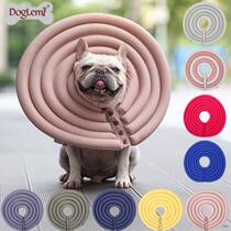 Cute pet protective cover Elizabeth ring cat and dog anti-bite anti-licking collar rose red sapphire blue Hawaiian green