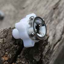 Washing machine buckle joint fixed steel head four screws nipple head non-threaded faucet inlet pipe quick plug