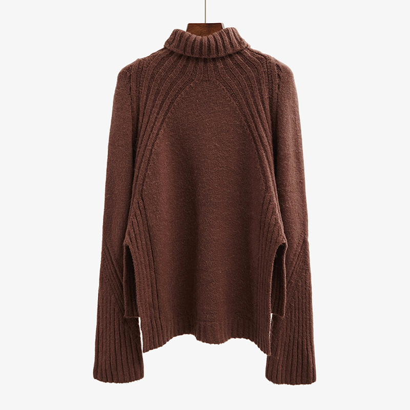 毛衣领子越高越有范儿