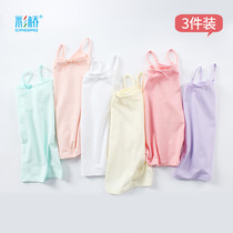 Girls camisole Pure cotton baby spring and summer base shirt underwear Little girl Medium and large child child camisole female