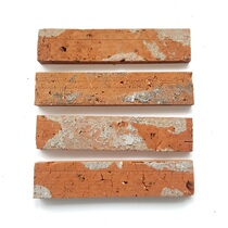 Old red brick slice skin Retro small red brick piece Antique exterior wall brick Retro brick exterior wall tile ancient green brick