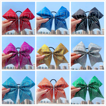 Professional custom cheerleading competition headdress cheerleading floral headdress competition bow plus drill dance cheerleading floral headdress