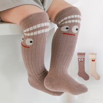 Baby stockings Spring and autumn cotton thin men and women with boneless knee cartoon stockings newborn baby socks