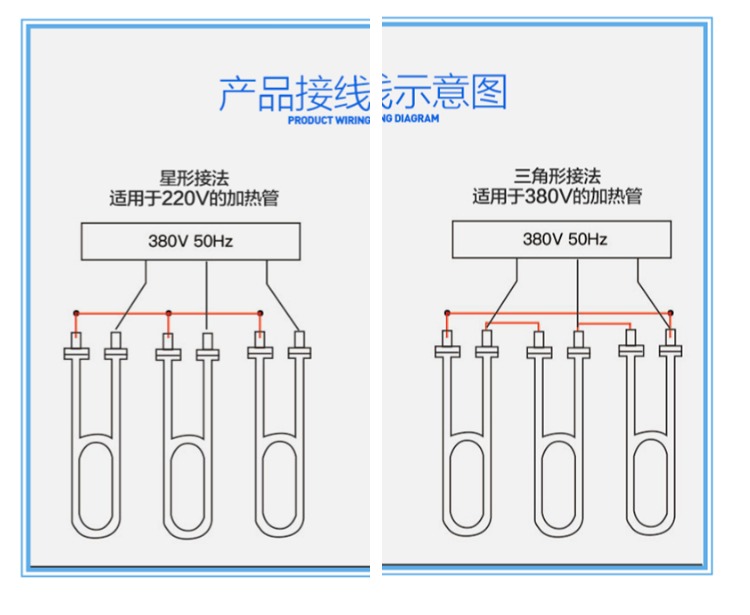 304不锈钢发热管 蒸饭车紫铜电热管 水箱加热管 220/380v3kw4kw