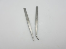 Stainless steel tweezers Cuff edge stretch seam threading pliers Garment factory industrial grade sewing tools pointed elbow repair pliers