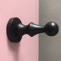 Clothing store wood adhesive hook single hook point hanging wall front adhesive hook hanging hanger wall hook wall hanging retro clothes hook