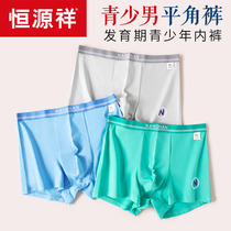 Boy cotton underwear flat horn fat boy plus fat children four corner shorts male middle and Big Boy Boy Youth student