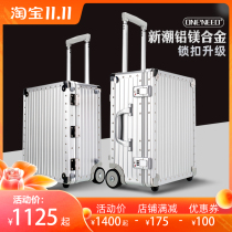 All-aluminum magnesium alloy luggage photography trolley case camera case suitcase for men and women shockproof instrument box tool box