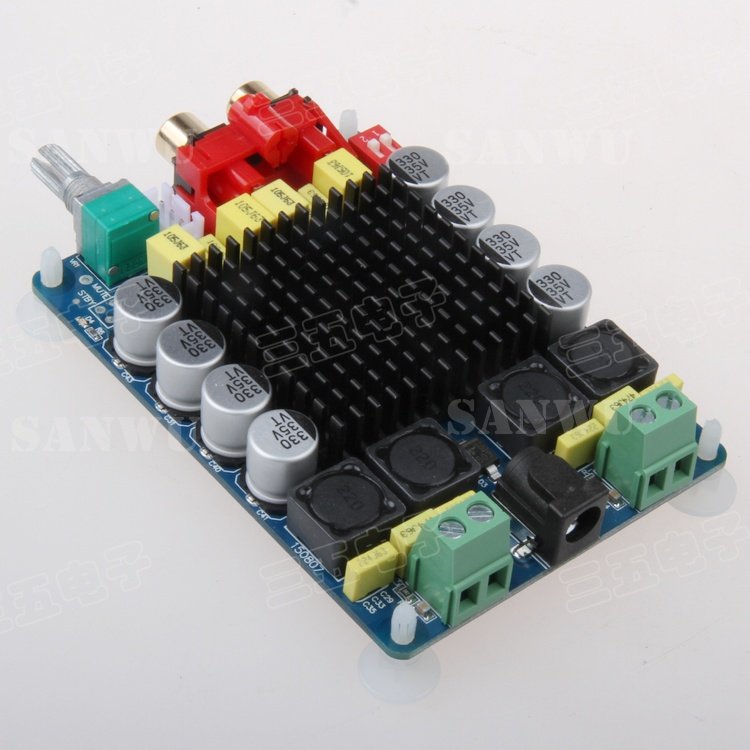 tda7498功放板 大功率数字功放板2x100w 电脑功放 双声道立体声