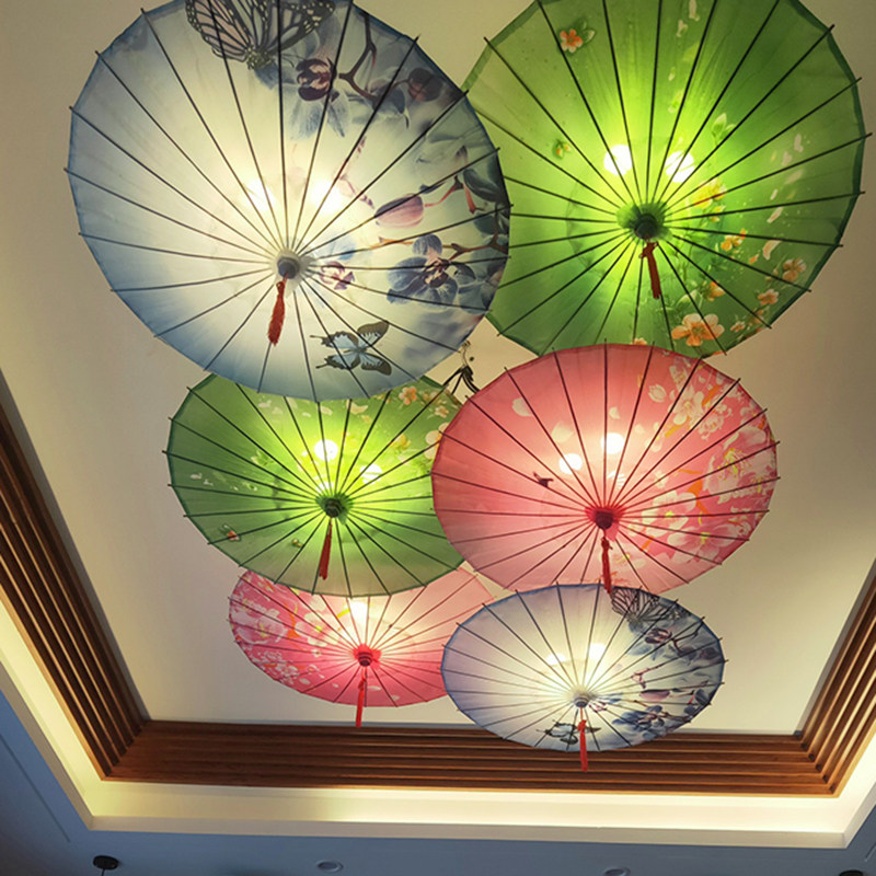 【可定制】油纸伞中式吊顶装饰伞