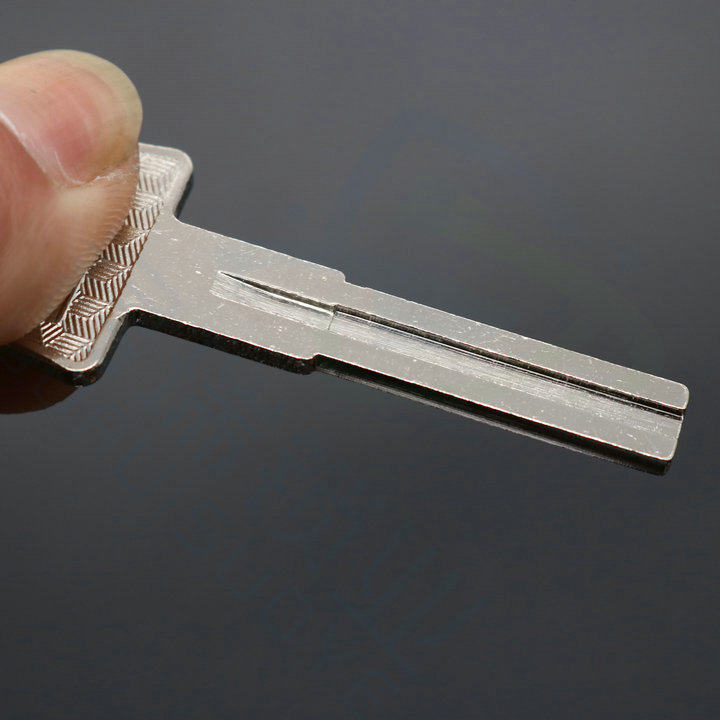 je030德亚伦叶片双面内铣叶片钥匙胚德亚伦叶片民用防盗门钥匙胚