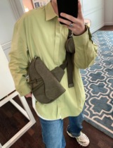 FTM $exclusive homemade hand-made retro washed canvas saddle bag chest bag satchel satchel bag satchel bag for men and women with tactical bag