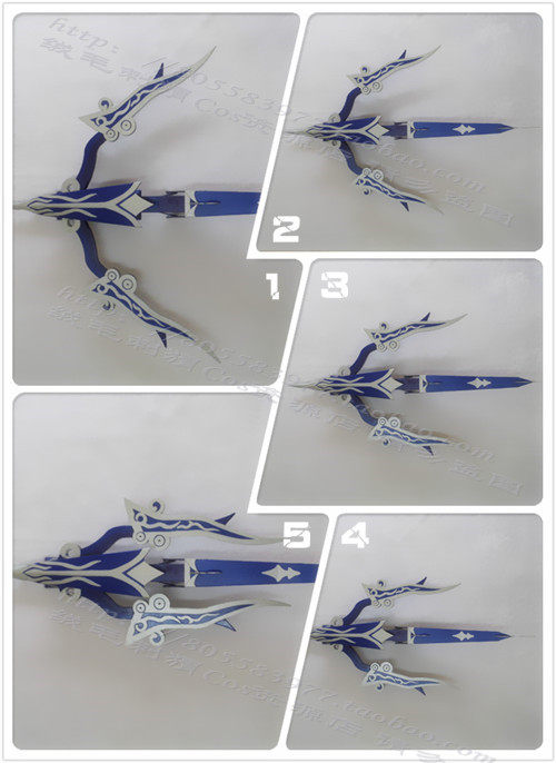 cosplay 剑侠情缘3 剑网三 千机匣 千机弩 唐门折叠弩定做