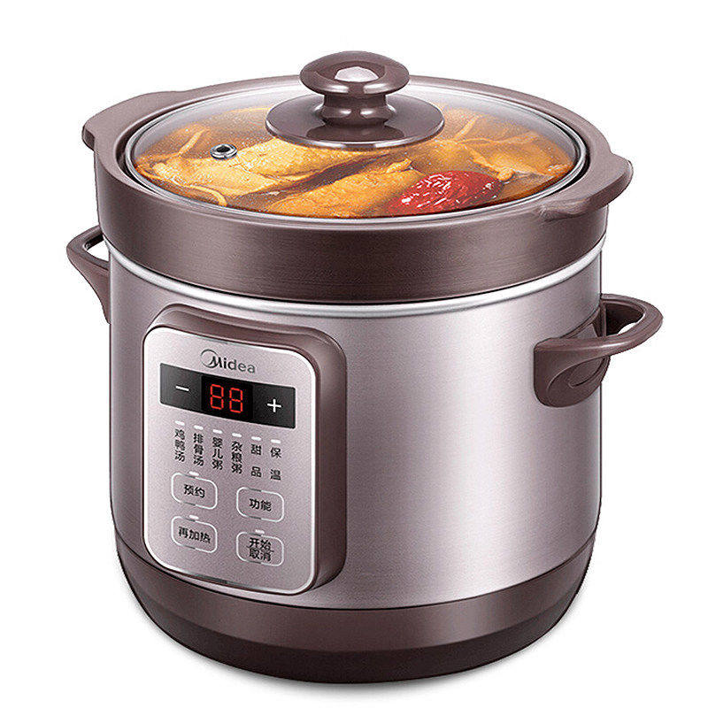 小熊全自动迷你小炖盅煲粥锅砂锅家用电炖锅陶瓷bb煲汤锅煮粥神器_优