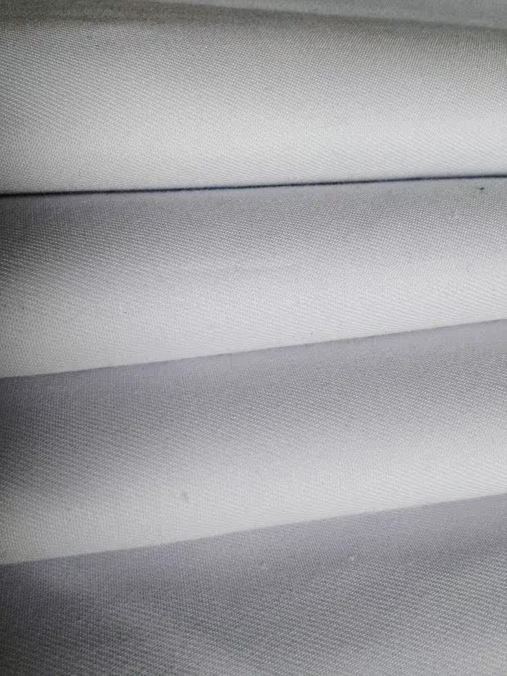 涤卡布料1.5米宽蓝布宝石蓝斜纹涤卡布面料_7折现价12元