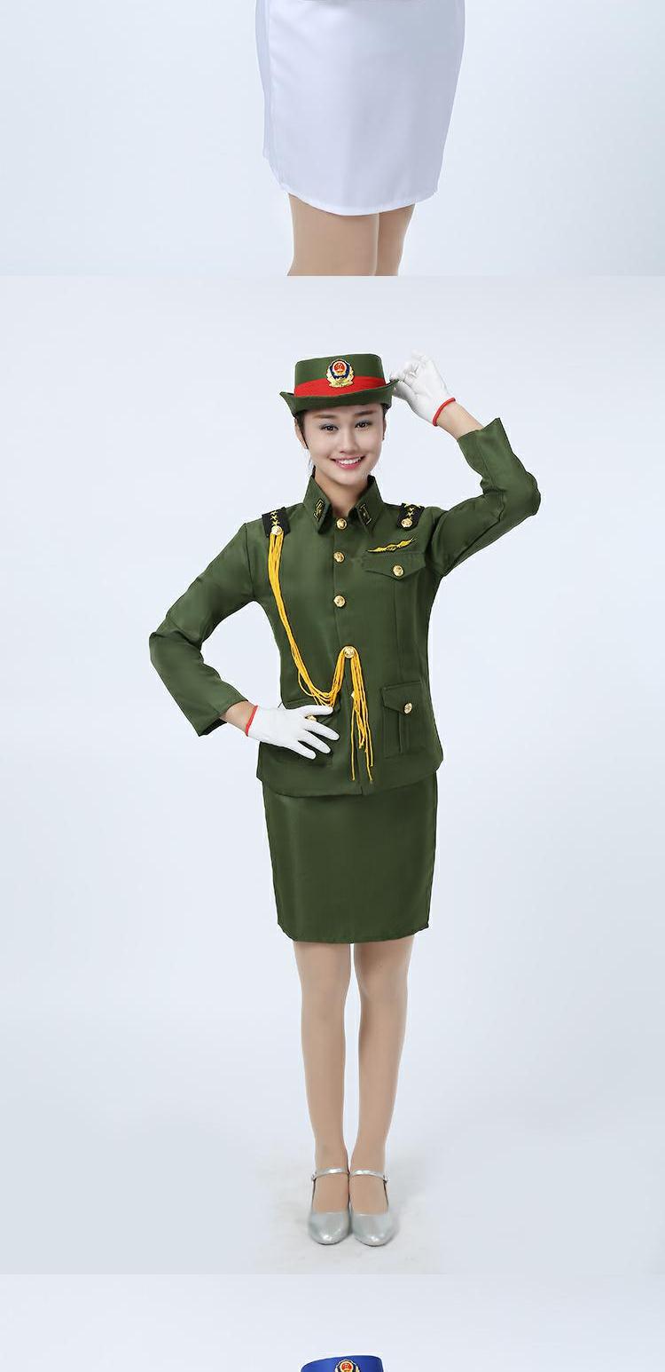 升旗国旗班仪仗队礼服舞台演出服女乐队军鼓海军军装制服套装新款