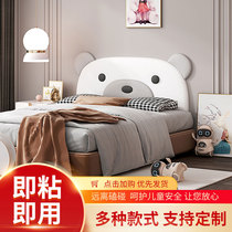 Bedside soft bag childrens cartoon tatami simple headboard anti-collision wall sticker self-adhesive soft bag sticker wall backboard