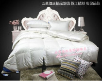 Five Stars Extravagant Eiderduvet Five Stars Hotel By King Imported 98% Icelandic Suede White Duck Suede Real Silk Down