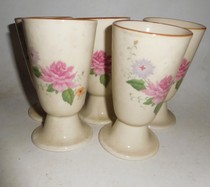 Nostalgic collection 1980s old porcelain goblets old inventory old goods can be used as film and television props Old goods collectibles