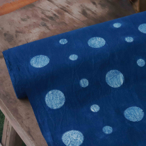 Shuijiafang vegetation dyeing Guizhou aquarium handmade dyeing printing and dyeing blue dyeing cloth handmade clothing bag DIY fabric