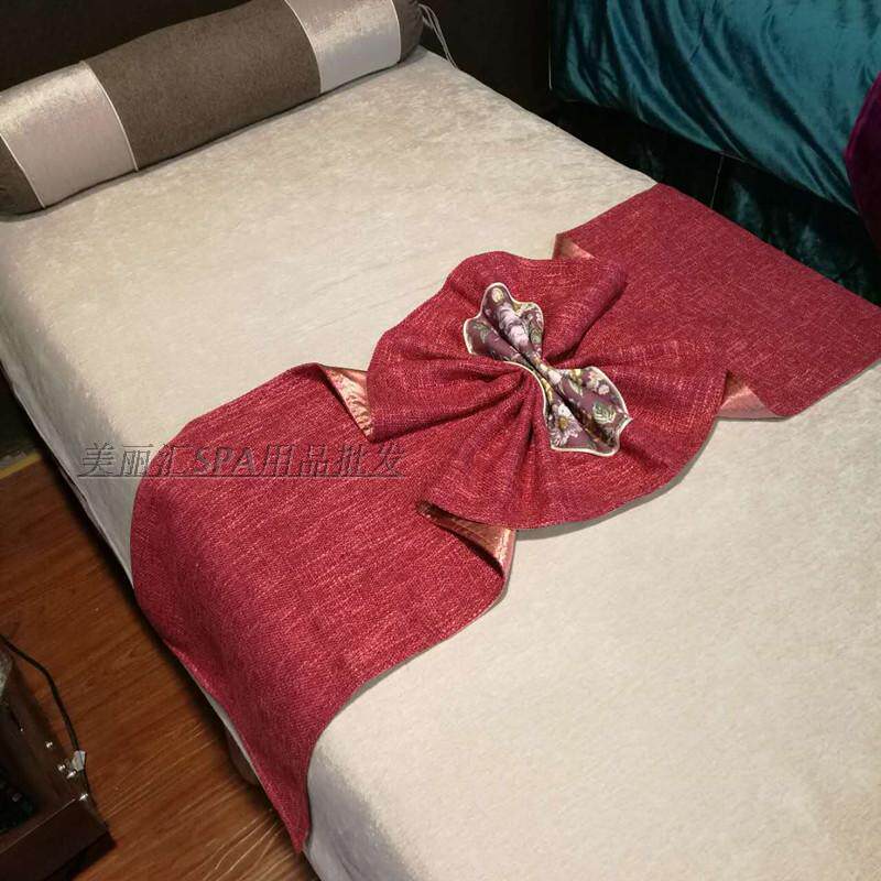 床旗桌旗美容院spa装饰美容床床旗装饰餐桌茶几桌旗桌布