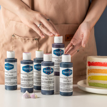 (clear cabin) US imports large bottle ac edible pigment Americolor cake cream toning framed 128g