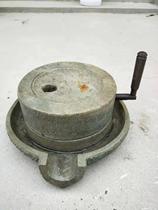 Folk old objects hand-cranked old stone grinding old stone ground Blue Stone flowing water Tea Table club farmyard decoration nostalgic collection