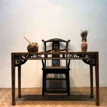 Antique furniture old furniture old objects old elm old case several old paintings Ming and Qing old furniture nostalgic collection ornaments