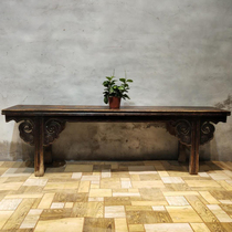 Folk nostalgic collection of old objects old spring stool Ming and Qing old furniture old furniture club Teahouse retro decoration ornaments